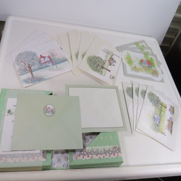 D. Morgan House themed Boxed Stationary Set (incomplete) - Picture 1 of 16